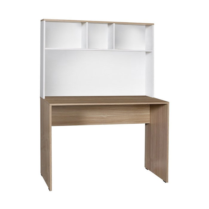 Hanah Home Cmu-830-Mb-1 Mesa de estudio roble y blanco Hanah Home Cmu-830-Mb-1 Mesa de estudio roble y blanco